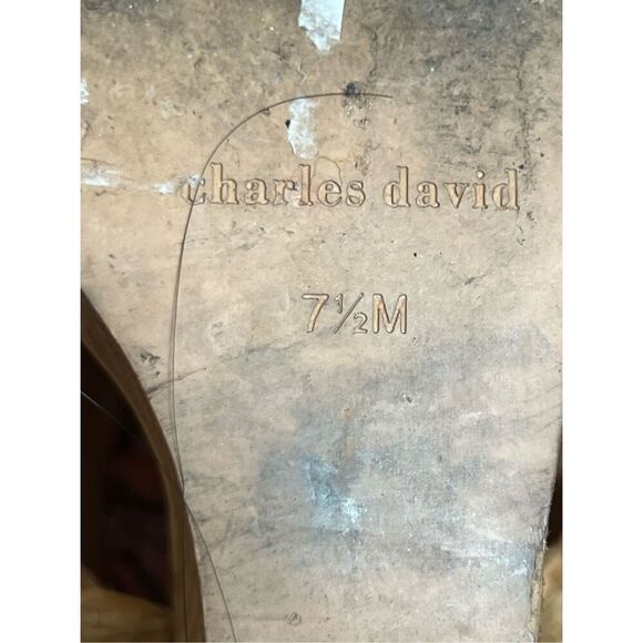 Charles David Women's Tifa Raffia Wedge Sandals sz 7.5 - Picture 9 of 9